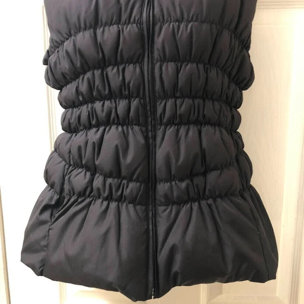 Michael Kors Women's Black Puffer Lightweight Quilted Vest S/P